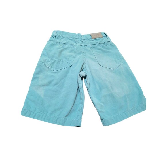 Vtg Marithe Francois Girbaud Y2K Baggy Shorts Blue Men's Size 28 USA 90s B27.1 - Picture 3 of 13